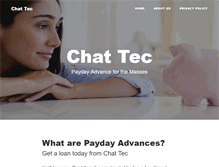 Tablet Screenshot of chat-tec.com